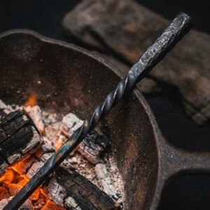 Forged Fire Poker